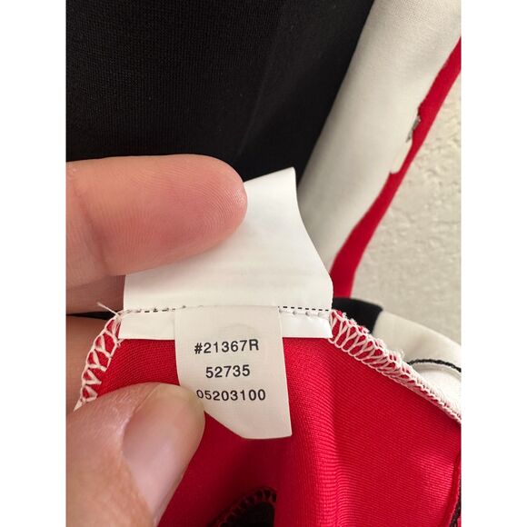 SPANX Colorblock Mini T-Shirt Dress Black White Red Size XL - Picture 8 of 9